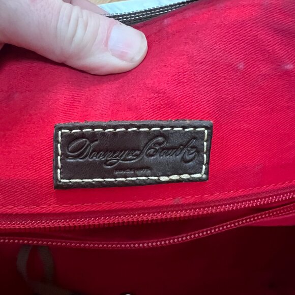 Dooney and Bourke Cabbage Rose Satchel Handbag with Shoulder strap - Picture 6 of 11